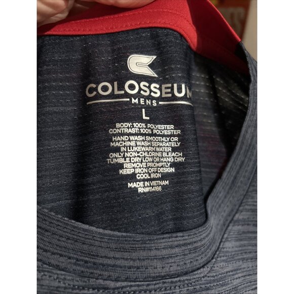 Arizona Wildcats Colosseum Long Sleeve Shirt Men's Blue Gray L New - Picture 8 of 9